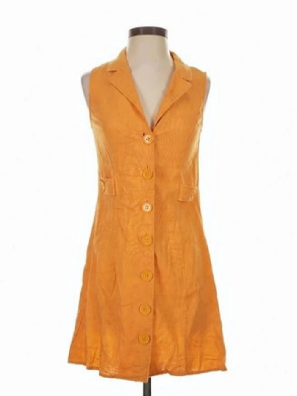 ModCloth Coasting Along Dress Sleeveless Mini Orange Large NWT